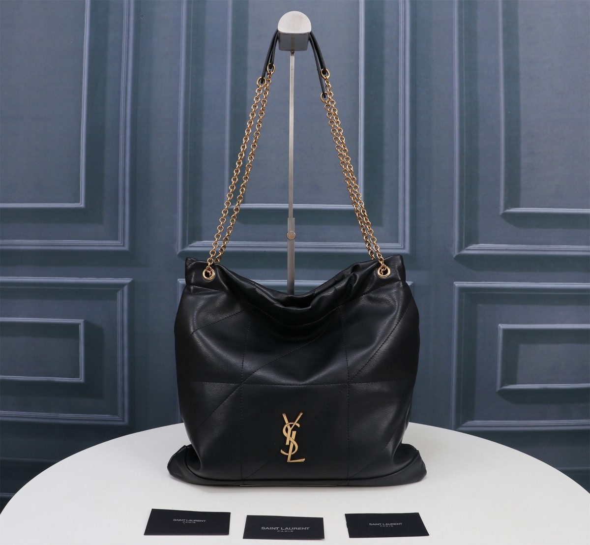 The new YSL "trash bag" 781666 Black